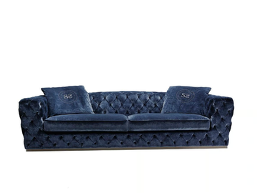 MUST - Tufted leather sofa by Siwa Soft Style - view 3